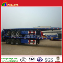 Cimc 3 Axles Flatbed Container Trailer